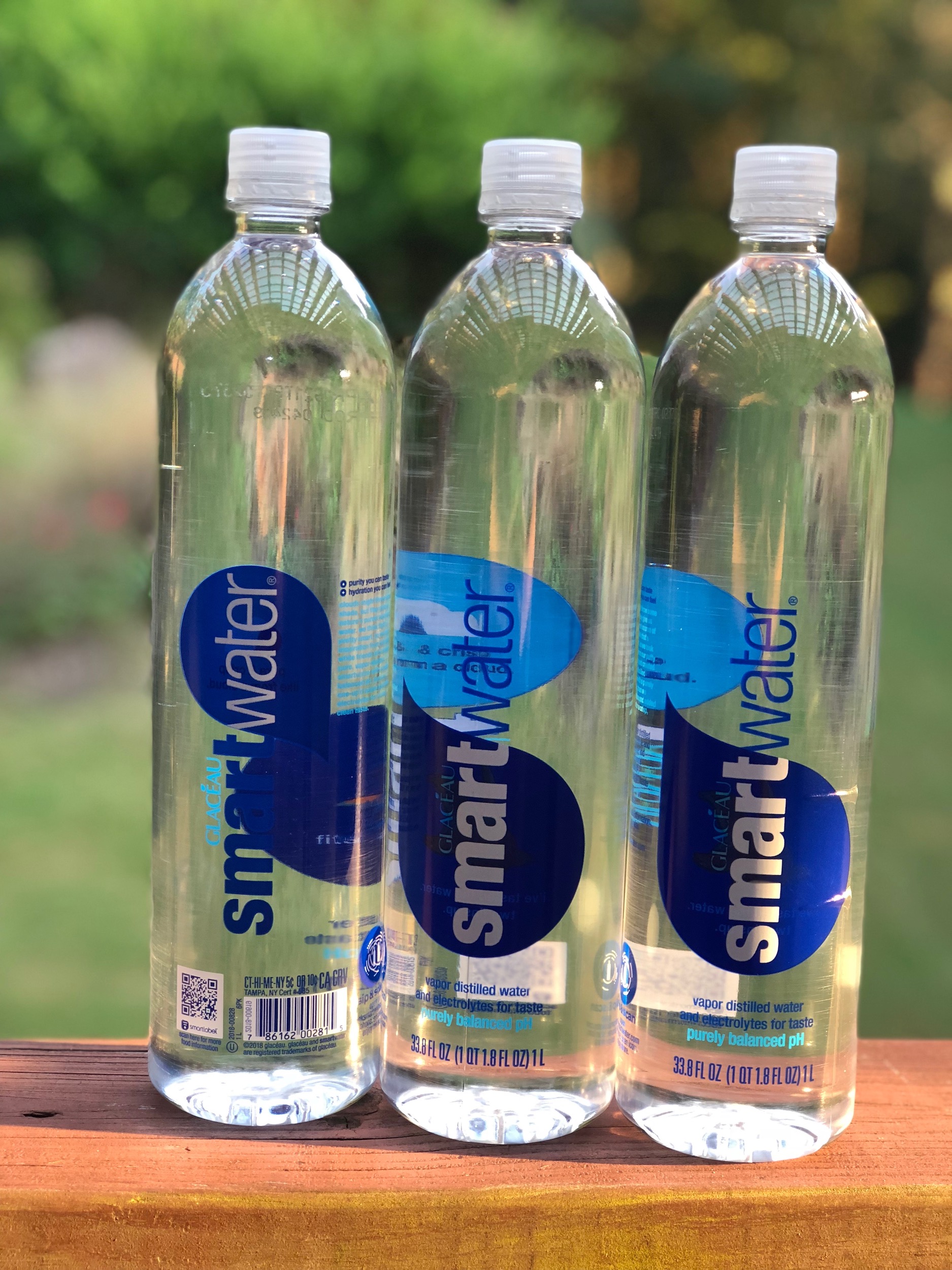 Three water bottles small