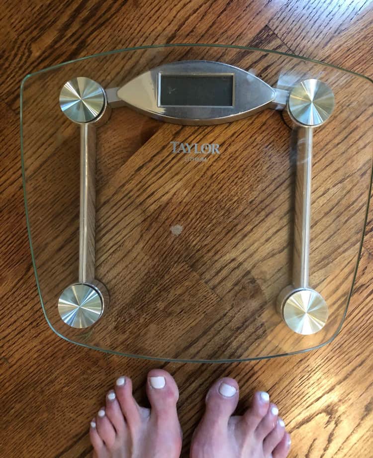 Scale and feet
