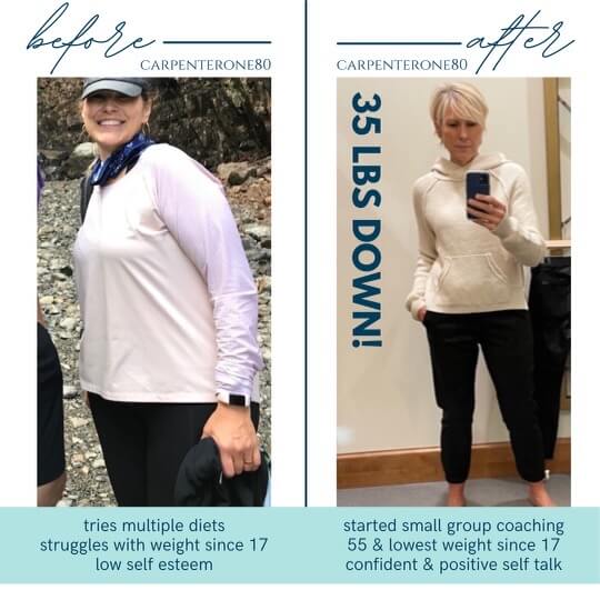 Weight Loss Client Before & After Testimonial